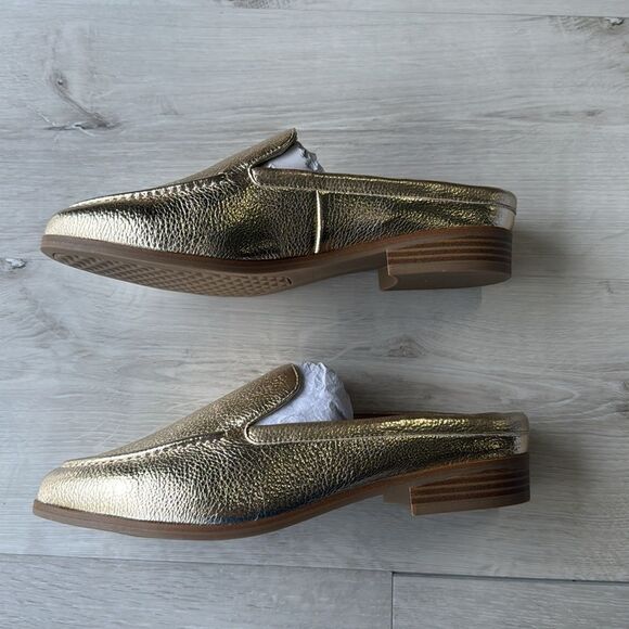 Aerosoles Enright Moc Toe Mule gold Women size 8.5 W NWT in box - Picture 11 of 13